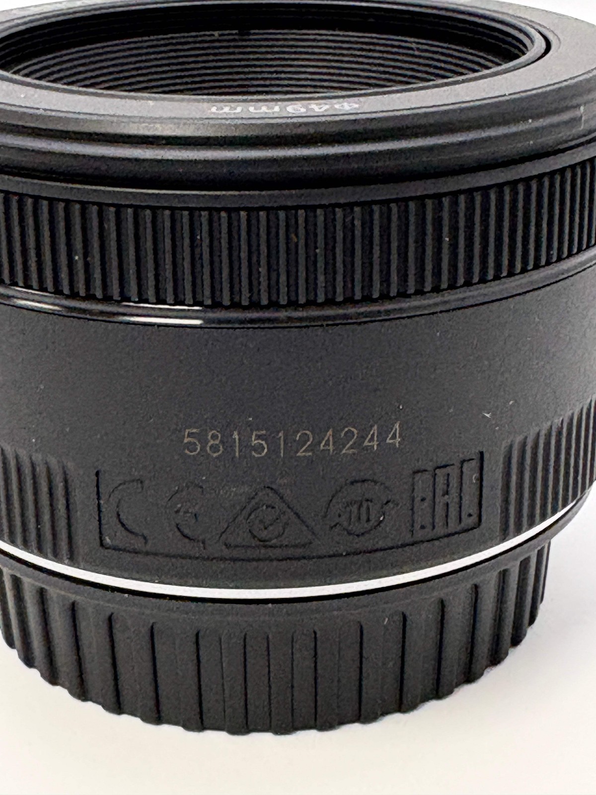 Canon EF 50mm f/1.8 STM Lens Black w/ Lens Caps Manuals & Box
