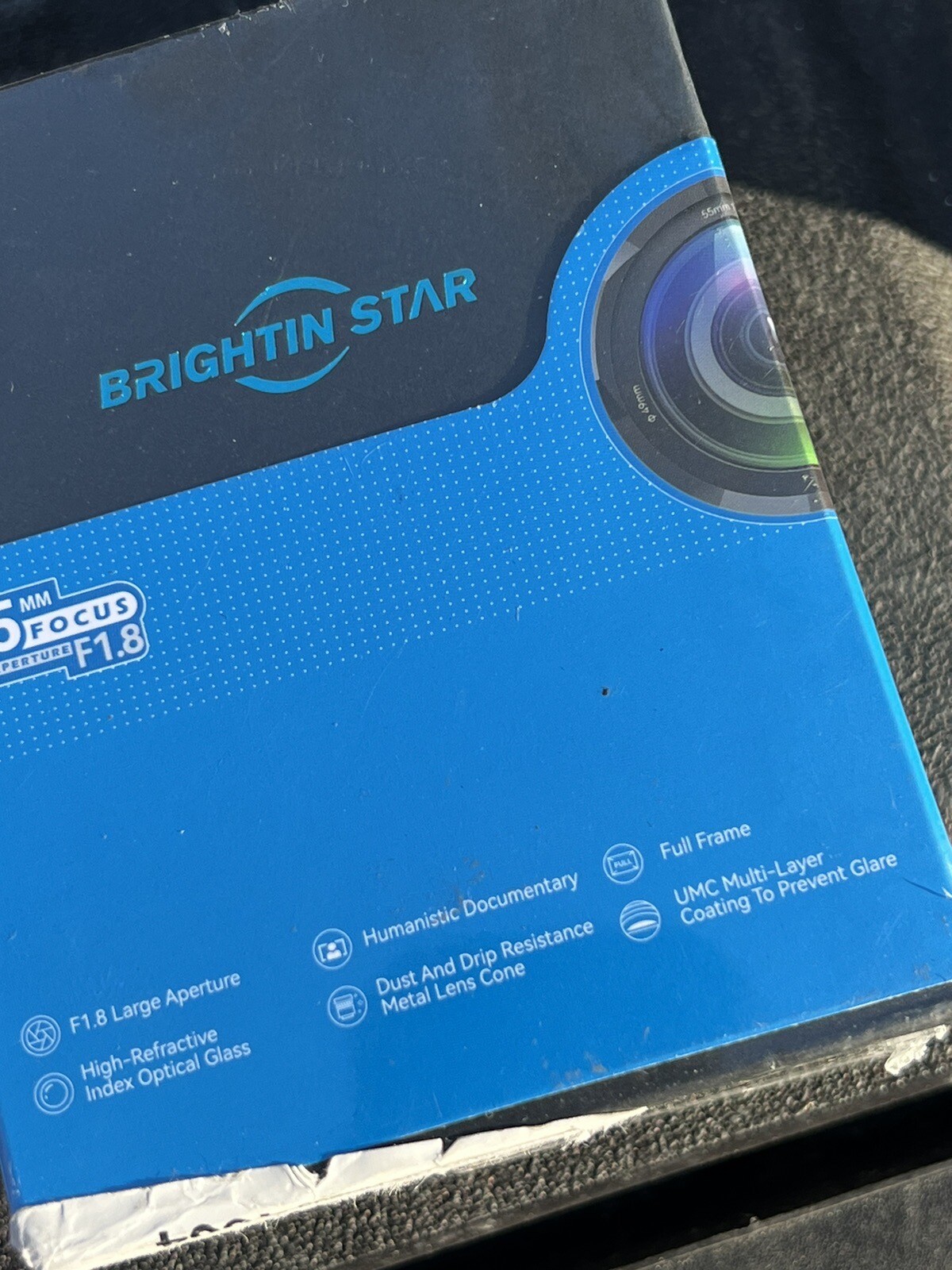 Brightin star 55mm f/1.8 Full Frame Manual Lens for Canon RF Mount Camera EOS-R