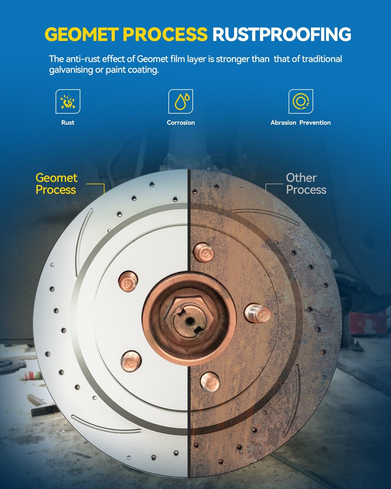 Philtop Rear Brake Pads And Rotors Kit Oe Rotors And Ceramic Brake Pads For
