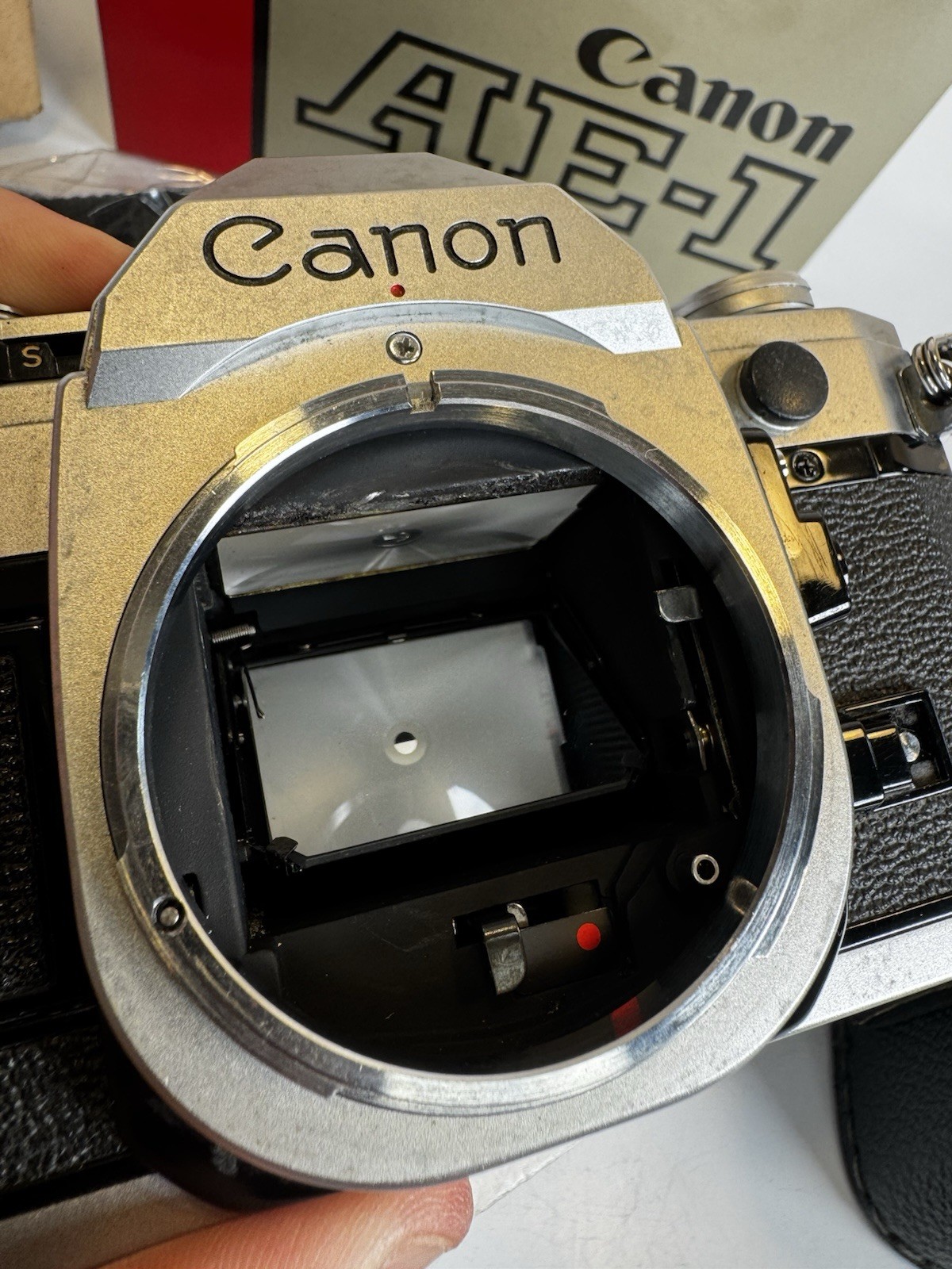 RARE Canon AE-1 SLR Film Camera Bundle [US Seller] In Box! 50mm, 28mm, Arkon