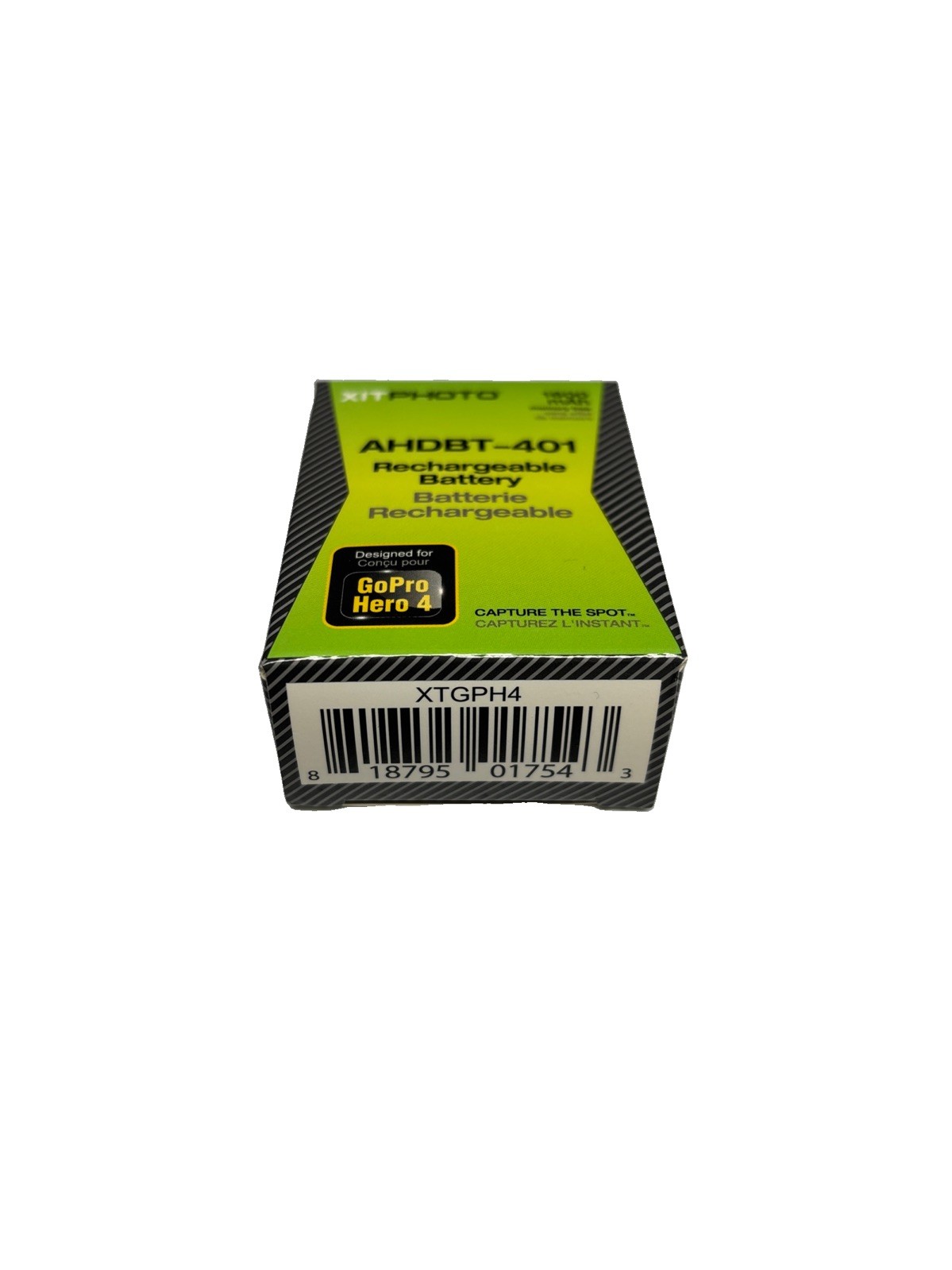 XitPhoto Rechargeable Battery for GoPro Hero 4 1600mAh Li-Ion AHDBT-401