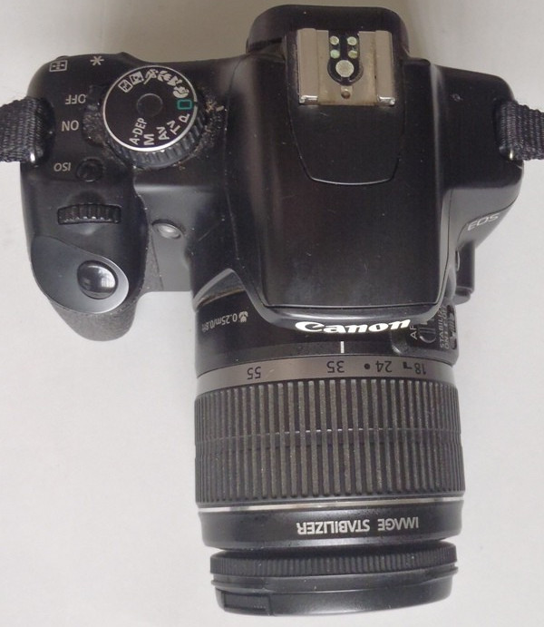 Canon Rebel XSi DSLR Camera with EF-S 18-55mm f/3.5-5.6 is Lens