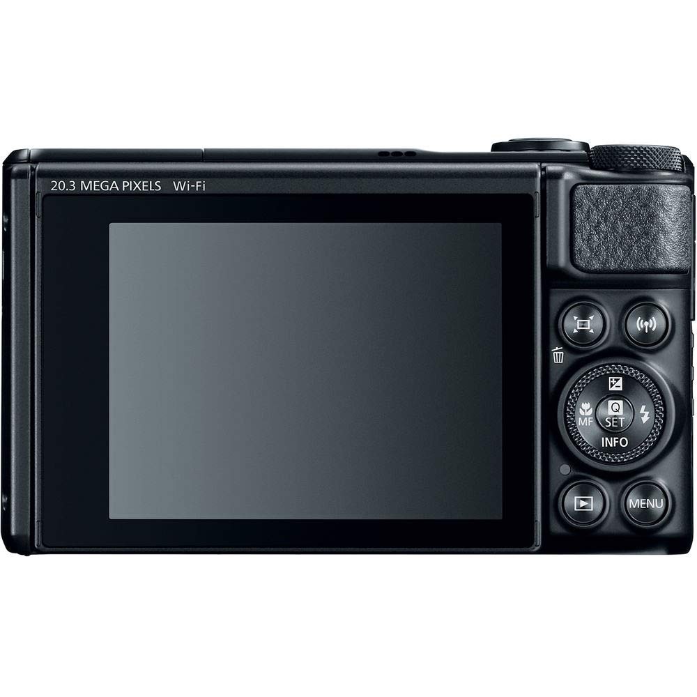 Canon PowerShot SX740 HS Digital Camera (Black) (Intl Model) +Extra Accessory Bu