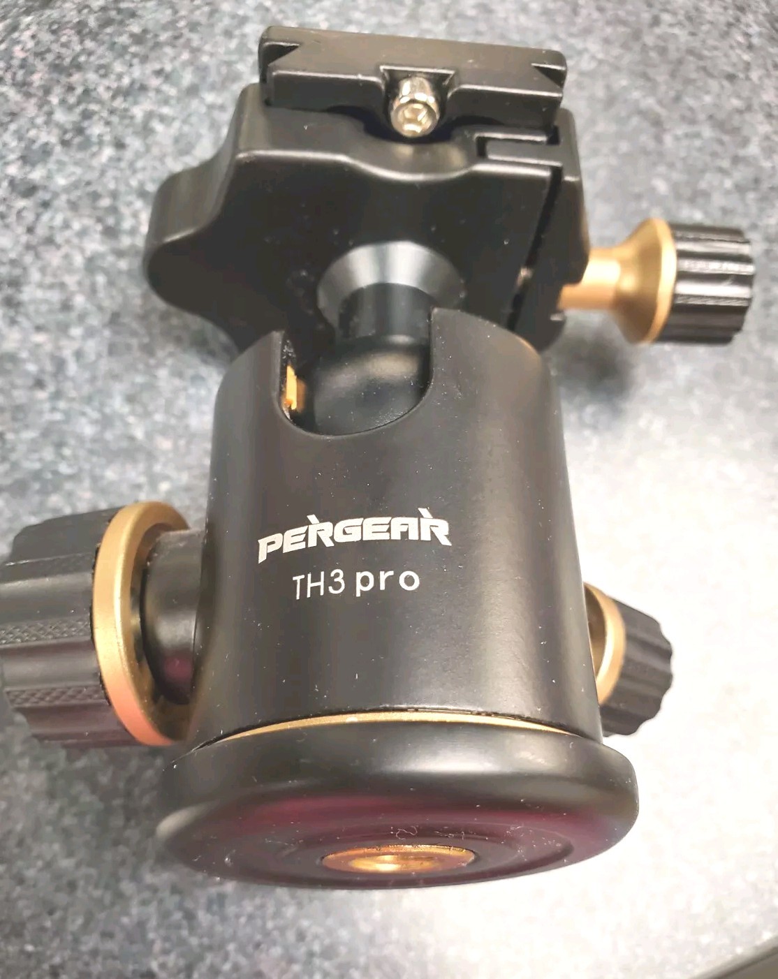 Tripod Gearhead TH3 Pro Pergear DSLR 360 Rotation Camera Equipment Video Gear
