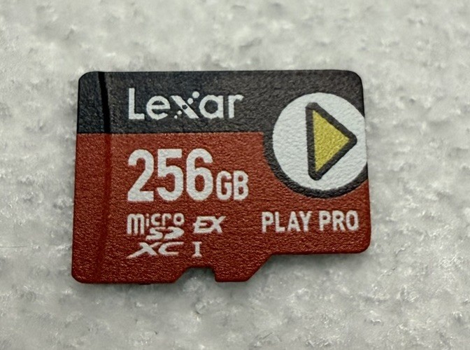 Lexar PLAY PRO 256GB microSD Express Memory Card for Nintendo Switch 2 TESTED