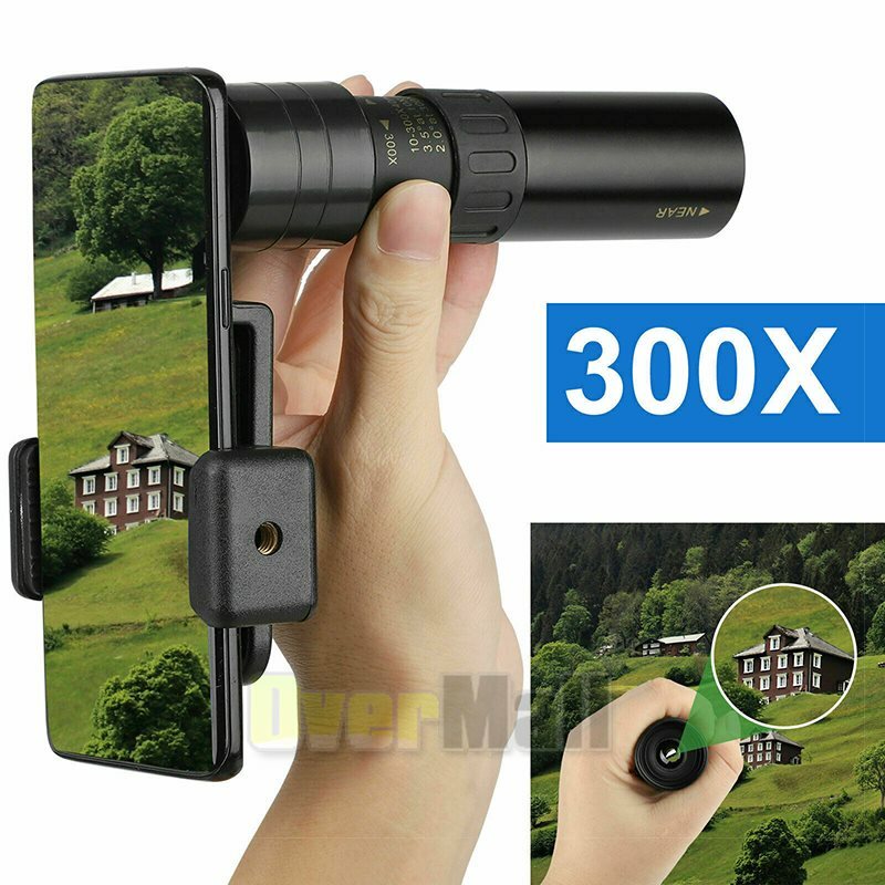 Military Zoom 10-300X HD Monocular Telescope Scope Day Vision Hunting/Outdoor