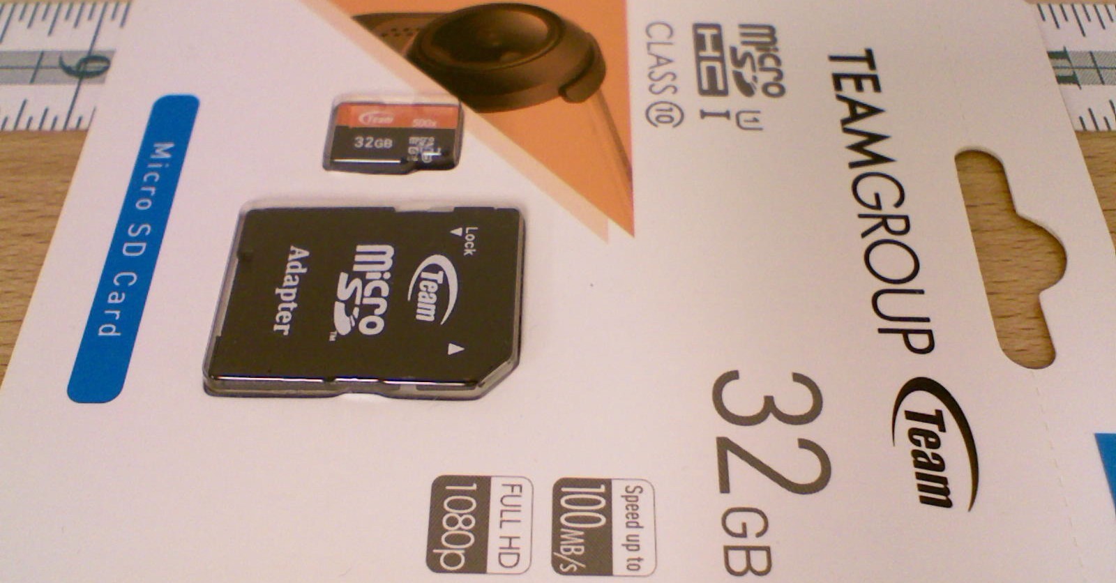 Lot of 5 TeamGroup 32GB MicroSDHC UHS-I Memory Card + Adapter 100 MB/s Class 10