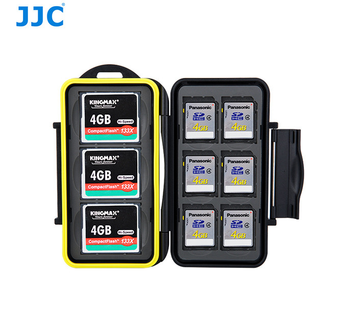 JJC MC-SD6CF3 Memory Card Case for 6 x SD & 3 x CF Compact Flash Card US Ship