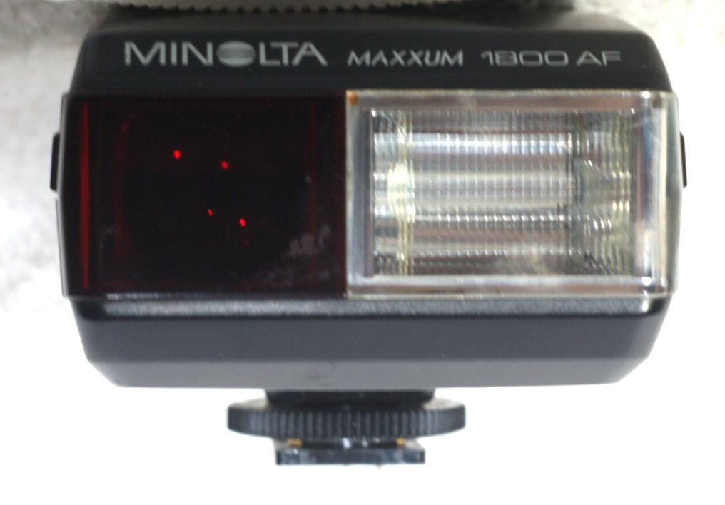 Minolta Maxxum 1800 AF Shoe Mount Flash, Exc+, working as it should