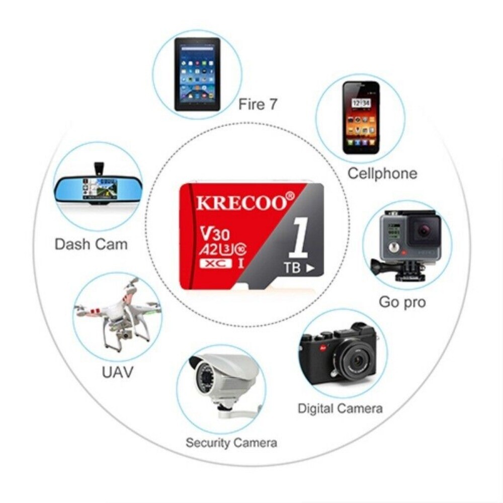 Micro SD Card 64GB 128GB 256GB 1TB Memory Card Class 10 4K for Android Phone LOT