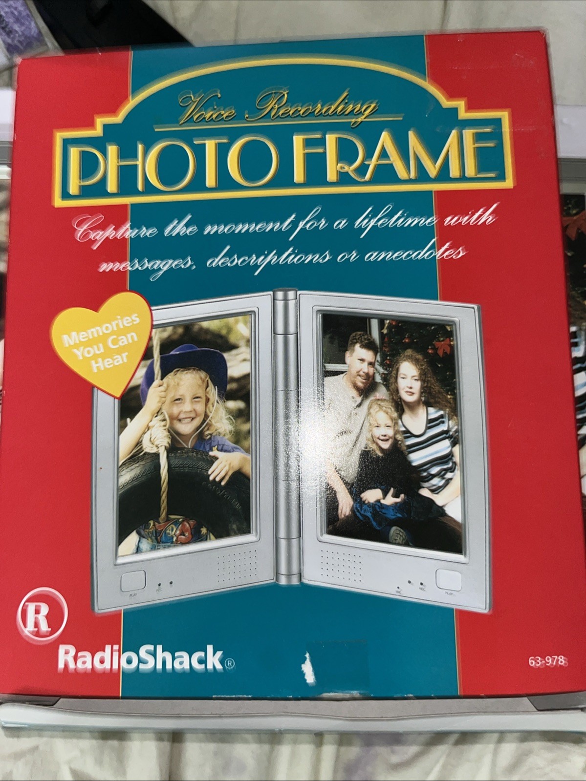 RadioShack 63-978 Voice Recording Photo Frame New In Box Recordable Message