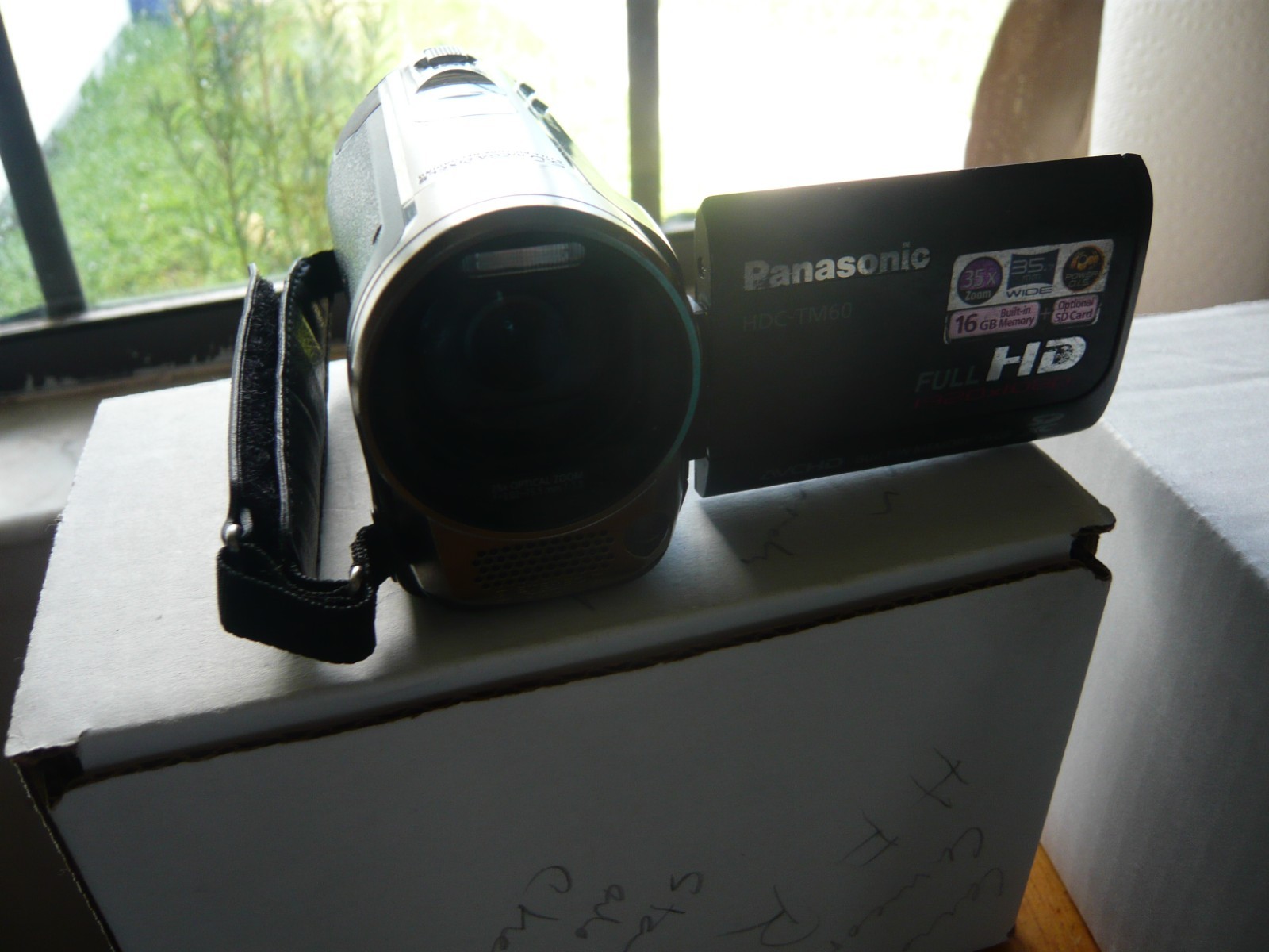 Panasonic HDC-TM60 High Definition Camcorder w/ Battery – WORKS – No Charger
