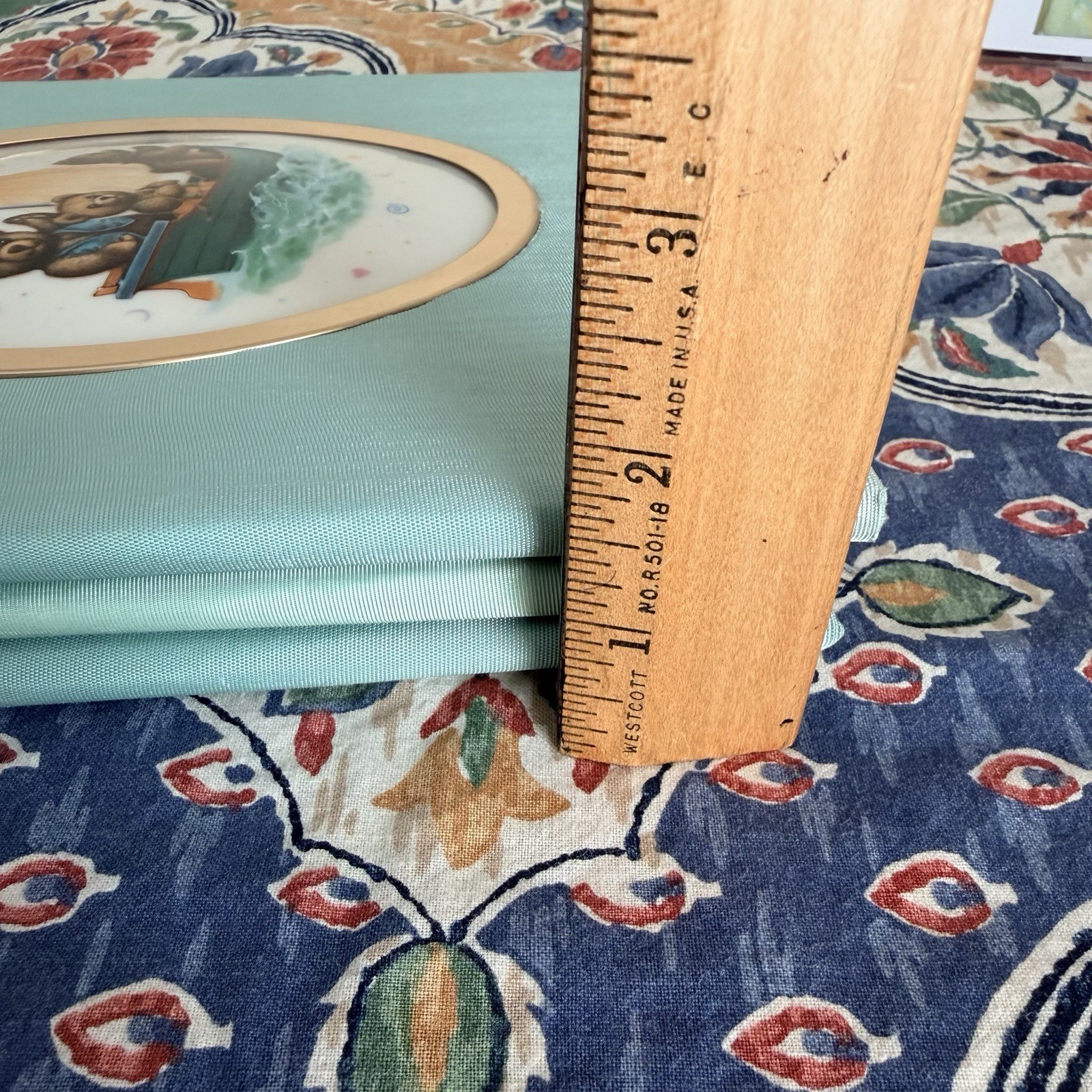 Vtg Lenox China Bears Heirloom Sailing at Sea Baby Boy Gift 8X9 Photo Album