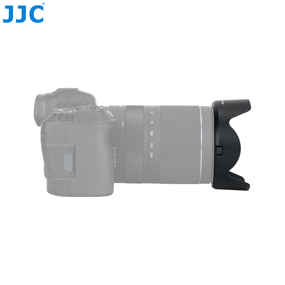JJC Petal Bayonet Lens Hood +Cap for Canon RF 24-240mm f/4-6.3 IS USM as EW-78F