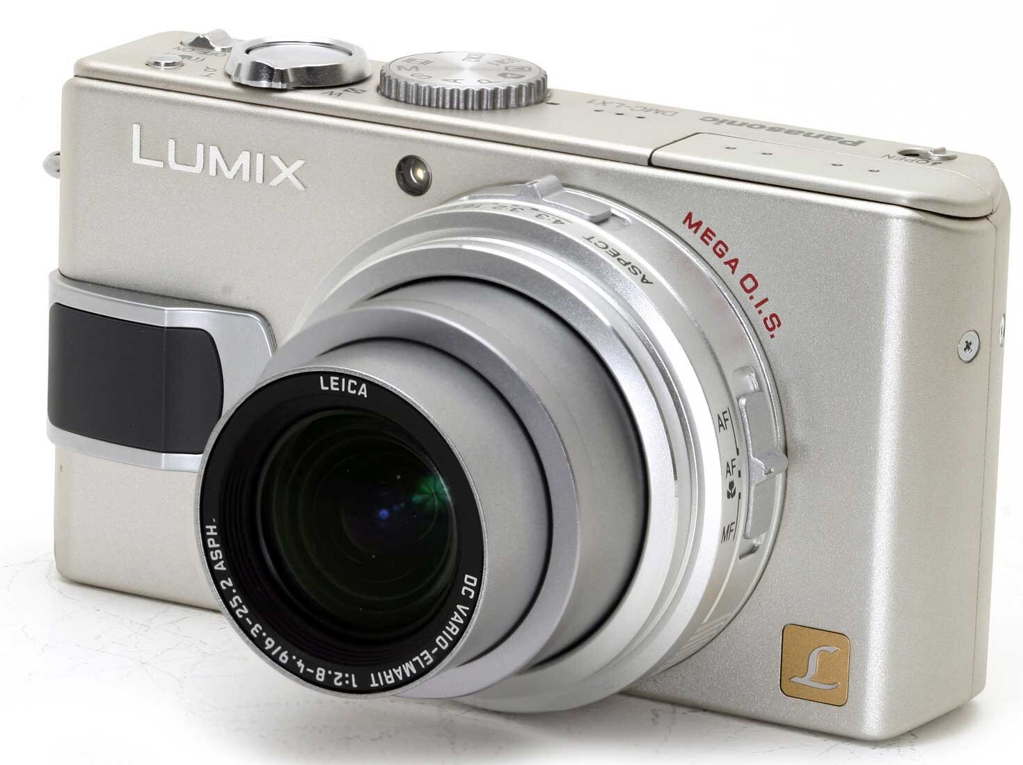 Panasonic Lumix DMC-LX1 DIGITAL CAMERA SILVER 8.4MP 4x LEICA LENS MEGA O.I.S