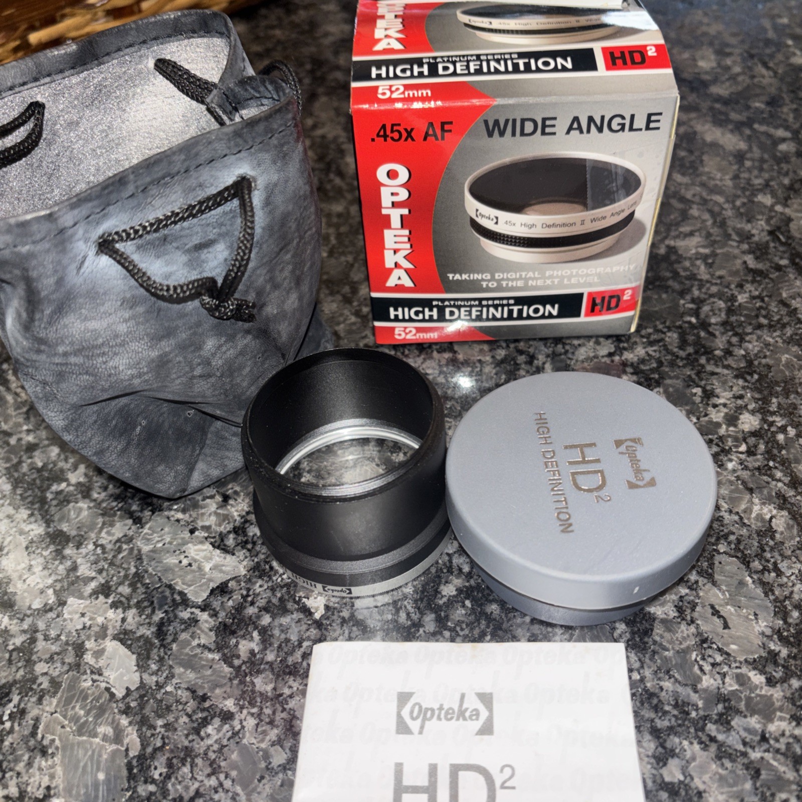 Opteka .45x Af High Definition hd2 52mm Wide Angle Digital Camera Lens