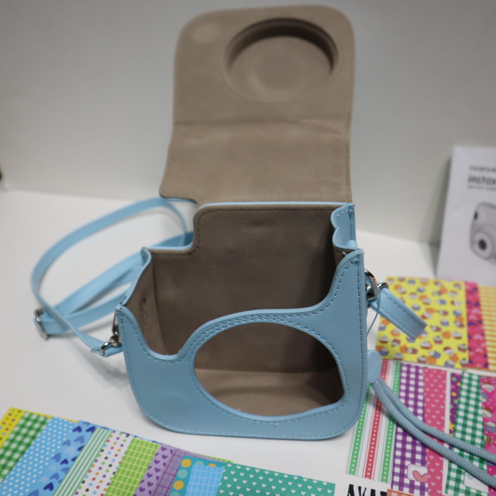 Fujifilm Instax Mini 11 Sky Blue Camera Tested & Working W/Case