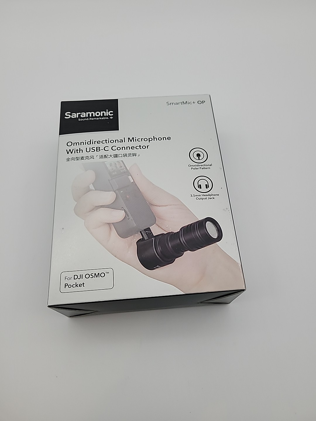 Saramonic Compact Omnidirectional Microphone with USB-C Connector (SmartMic+OP)