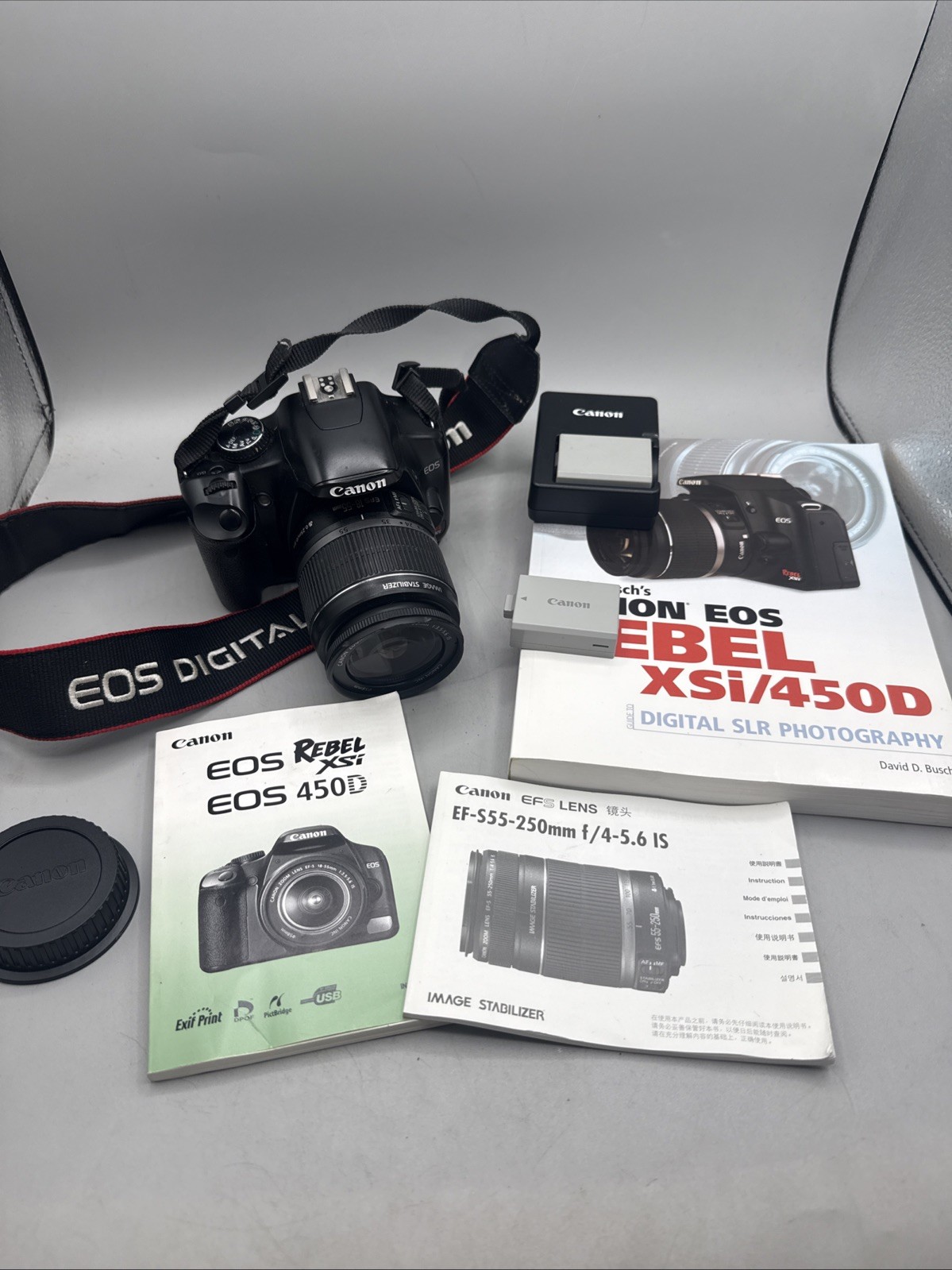 Canon EOS Rebel XSi 450D 12.2MP Digital DSLR Camera Kit