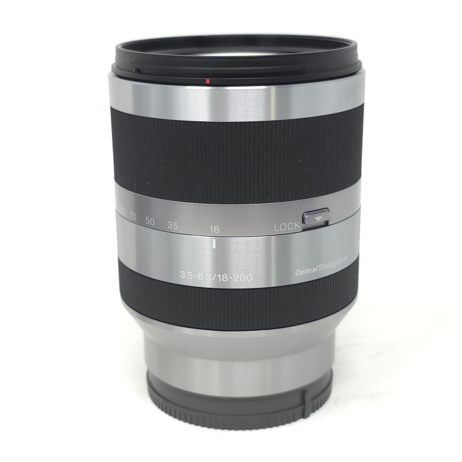 Sony E 18-200mm F/3.5-6.3 Aspherical IS OSS Lens in Silver #SEL18200