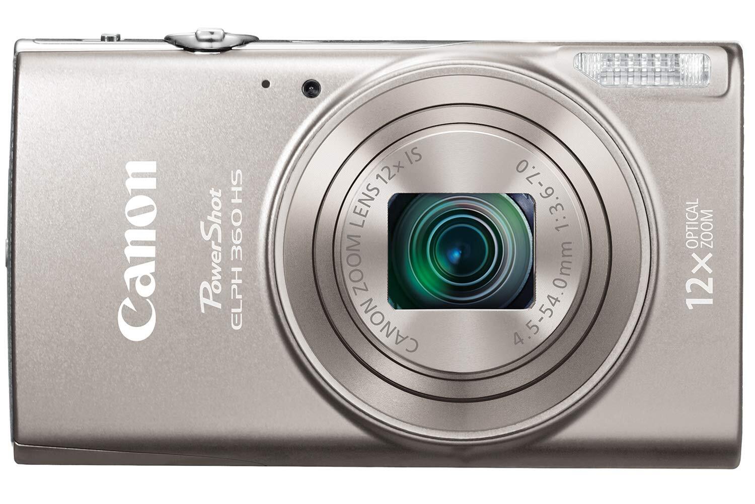 Canon PowerShot ELPH 360 HS 12X Optical Zoom Digital Camera–Free Shipping