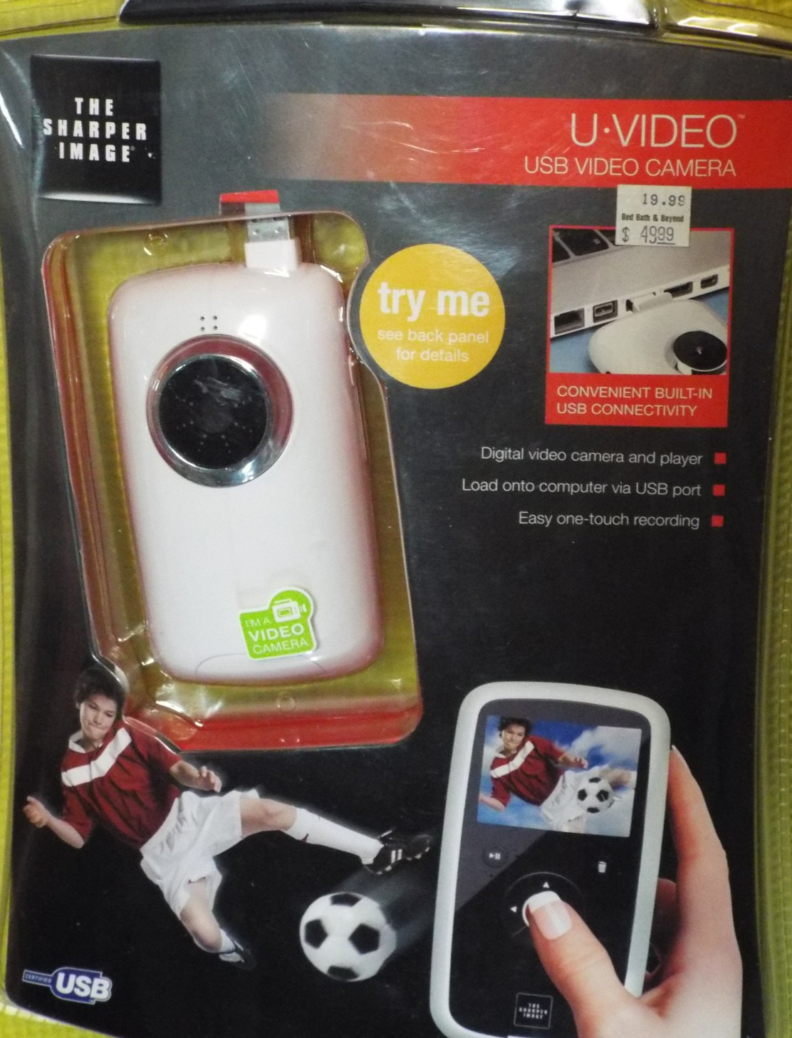 The Sharper Image U-Video White Handheld Standard Definition Digital USB Camera