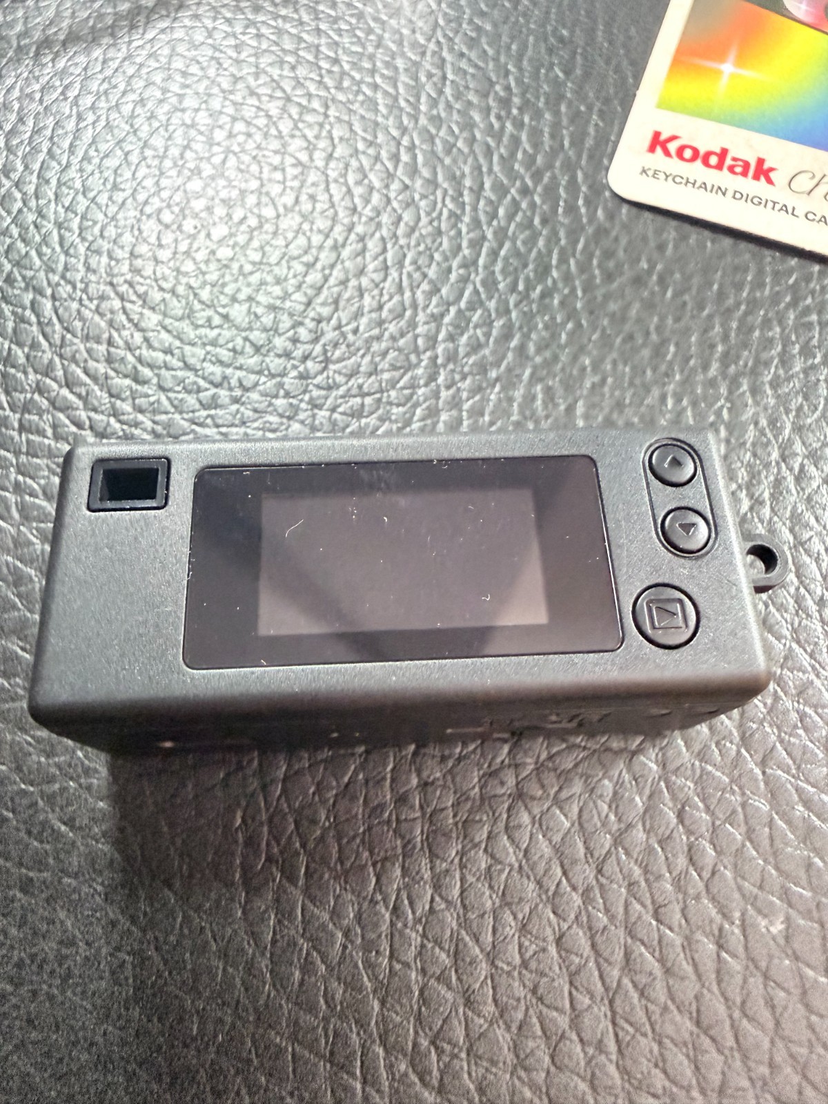 Kodak Charmera Keychain digital Camera Black open box with SD card 16gb