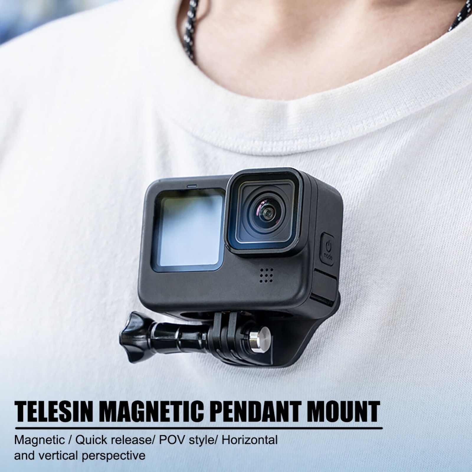 Magnetic Mount Camera Quick Release Neck Holder For GoPro Hero 11 10 Max