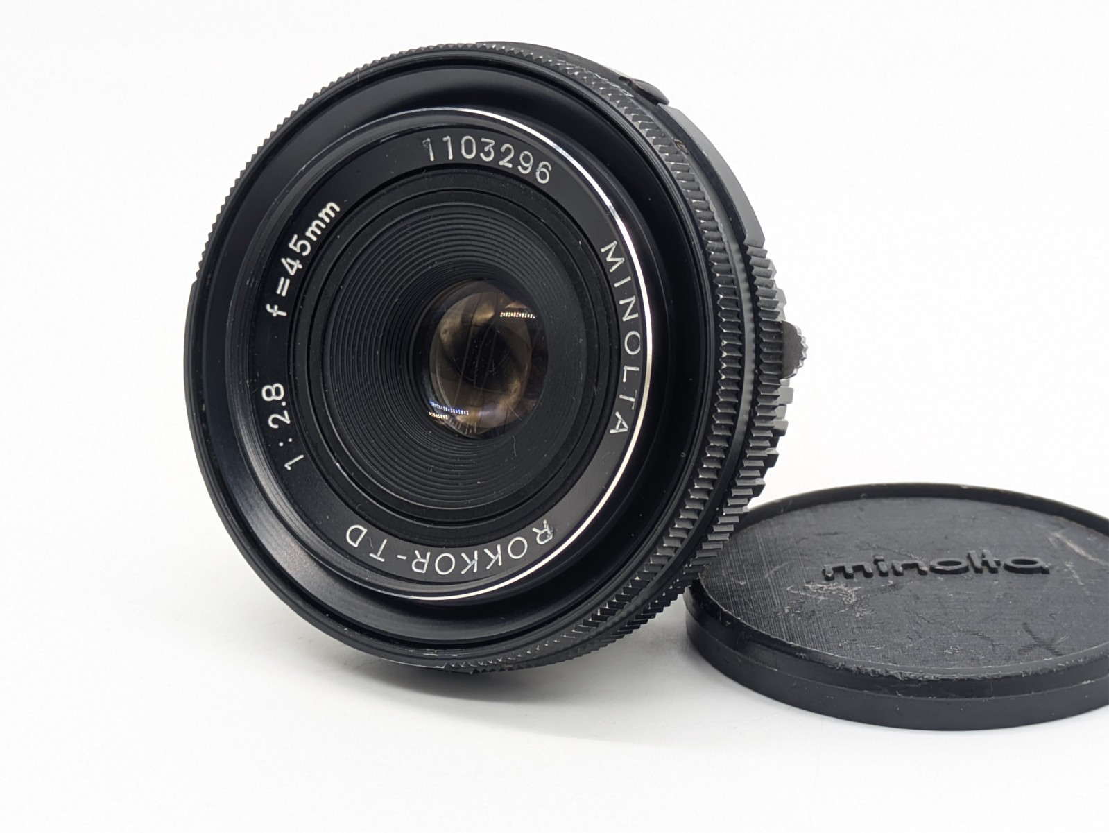 Video*[N MINT] Minolta ROKKOR TD 45mm F2.8 MF Pancake Prime Lens JAPAN 1day ship