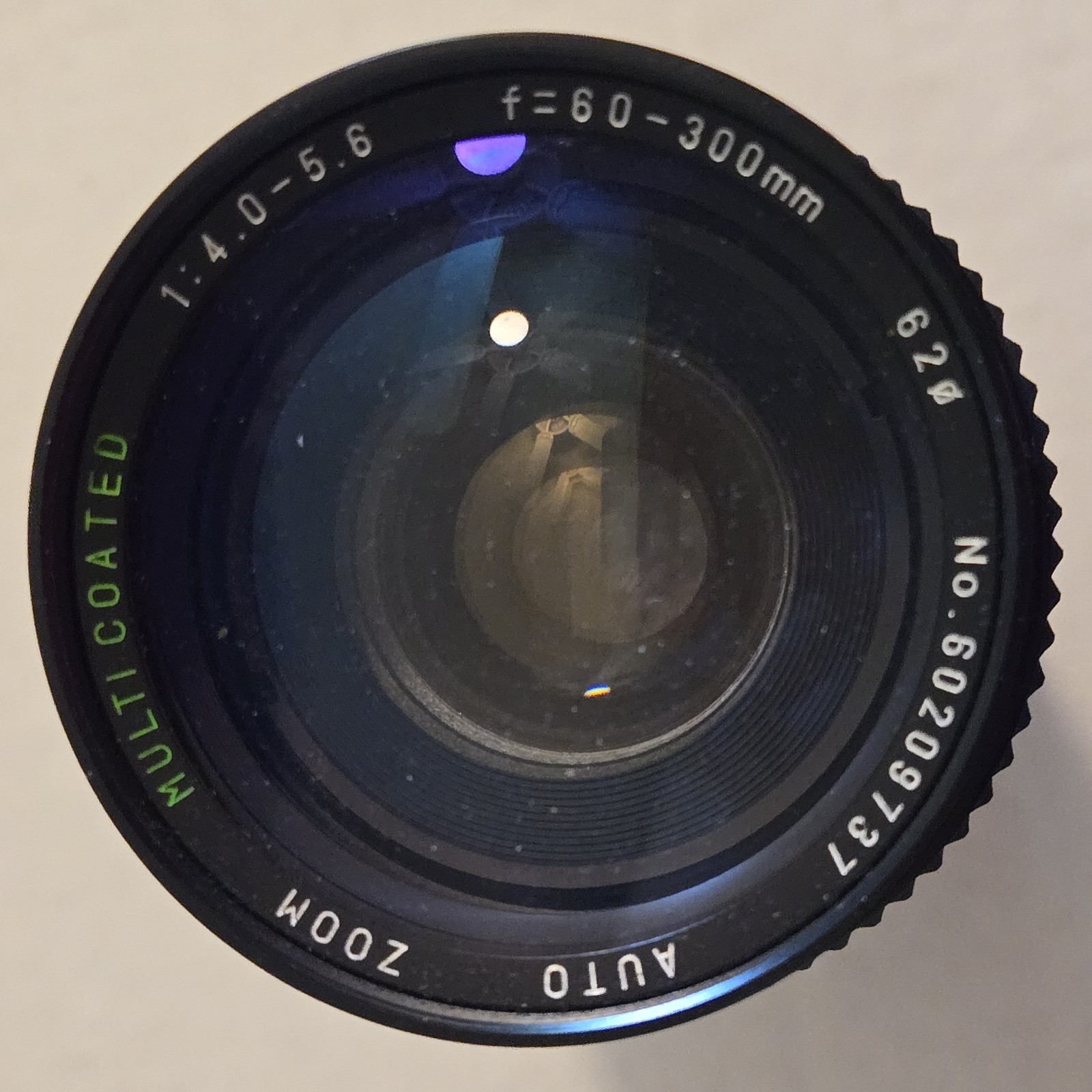 Minolta Sears 60-300mm f/4.0-5.6 MC mount manual focus telephoto zoom lens