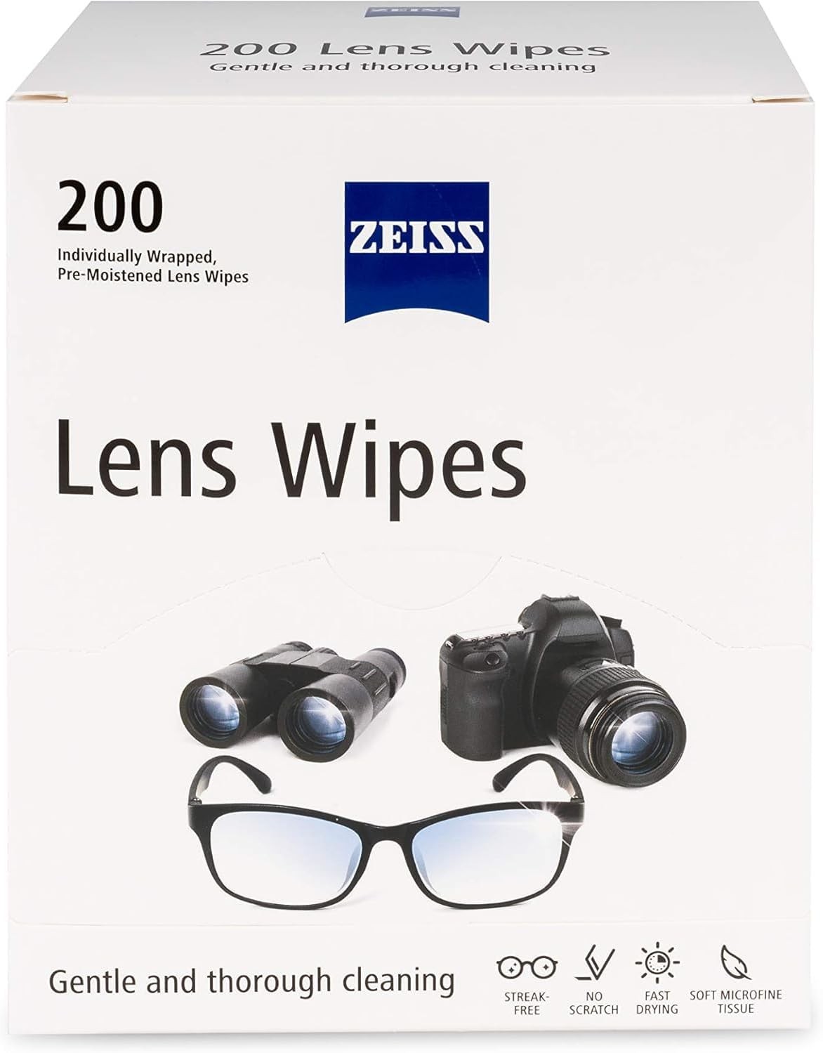 Zeiss Pre-Moistened Lens Cleaning Wipes, 600 Count