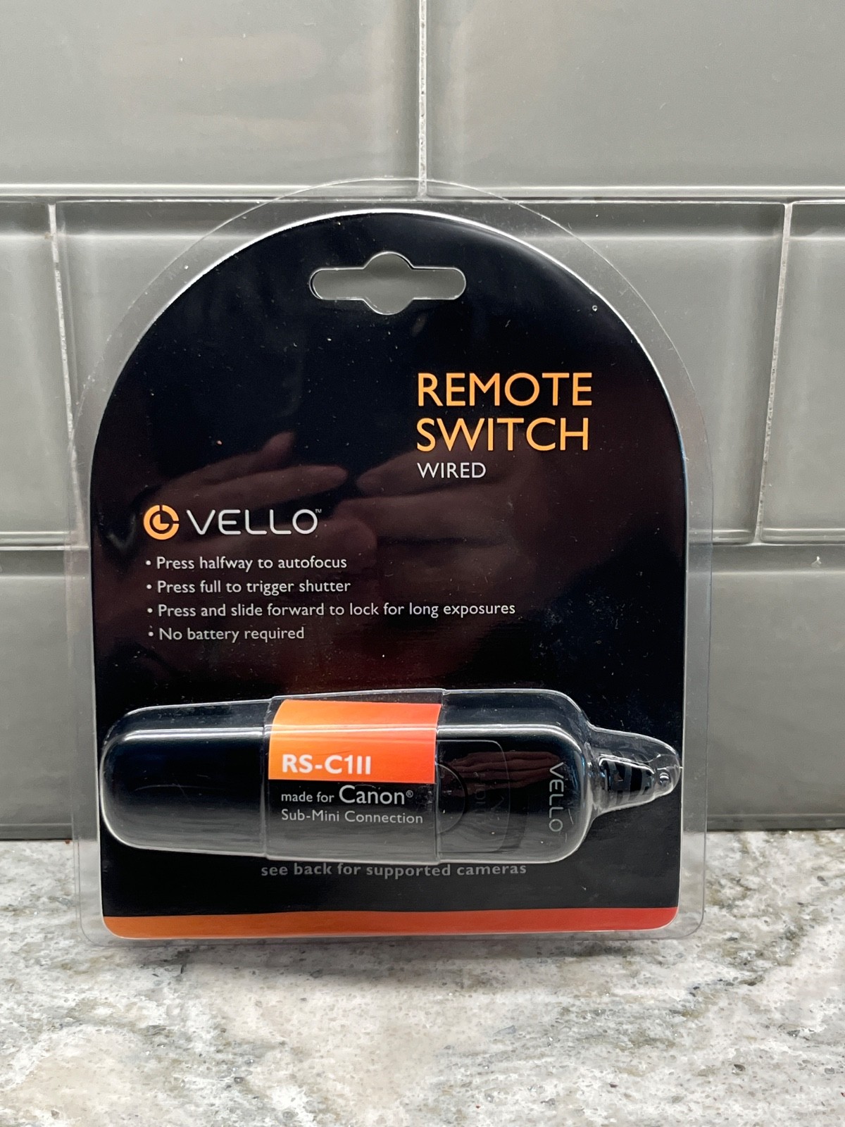 Vello RS-C1II Wired Remote Switch Shutter Release – Canon Cameras – Brand New