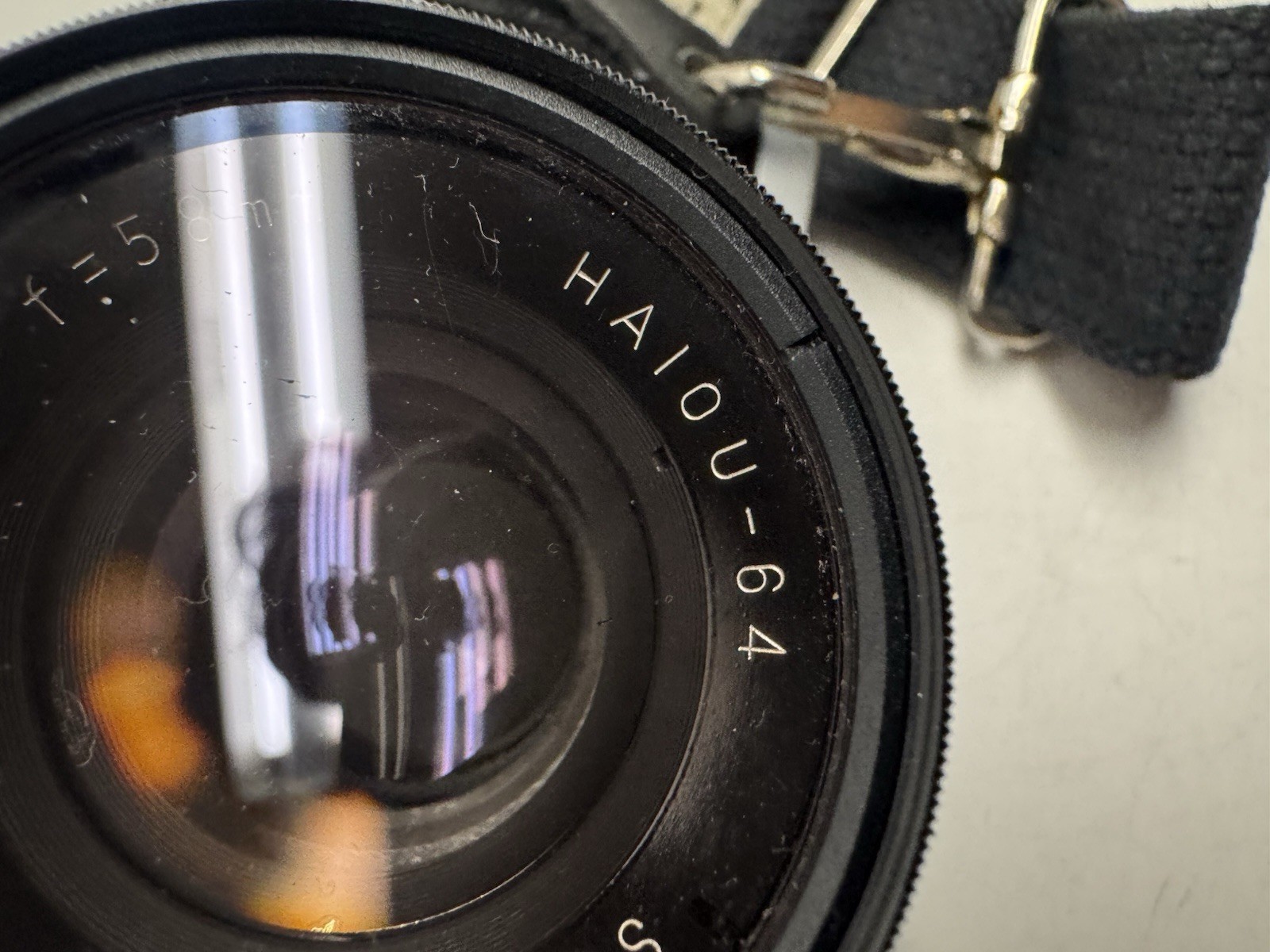 Seagull DF 35mm SLR Camera with Haiou-64 58/2 Lens W/Strap Made in China