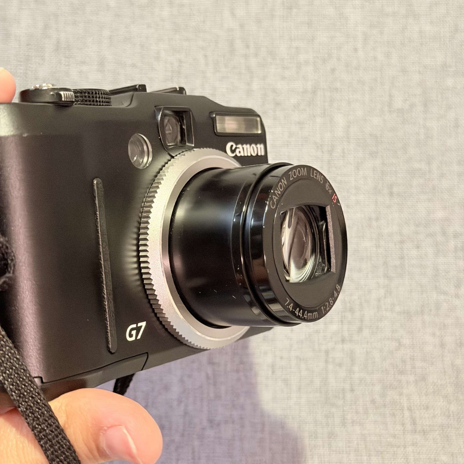 Canon PowerShot G7 Digital Camera 10.0MP Black In Bundle Tested Working