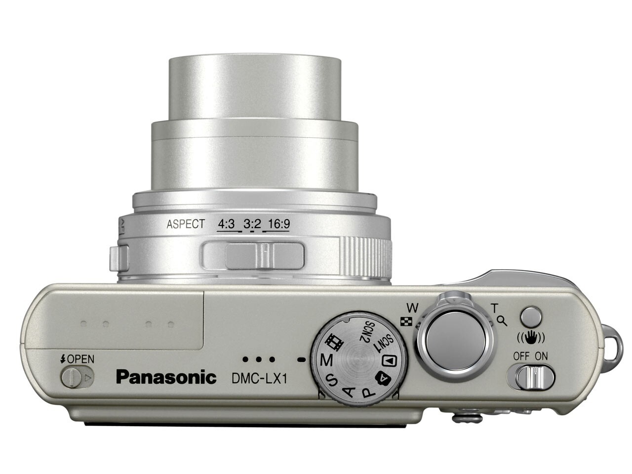 Panasonic Lumix DMC-LX1 DIGITAL CAMERA SILVER 8.4MP 4x LEICA LENS MEGA O.I.S
