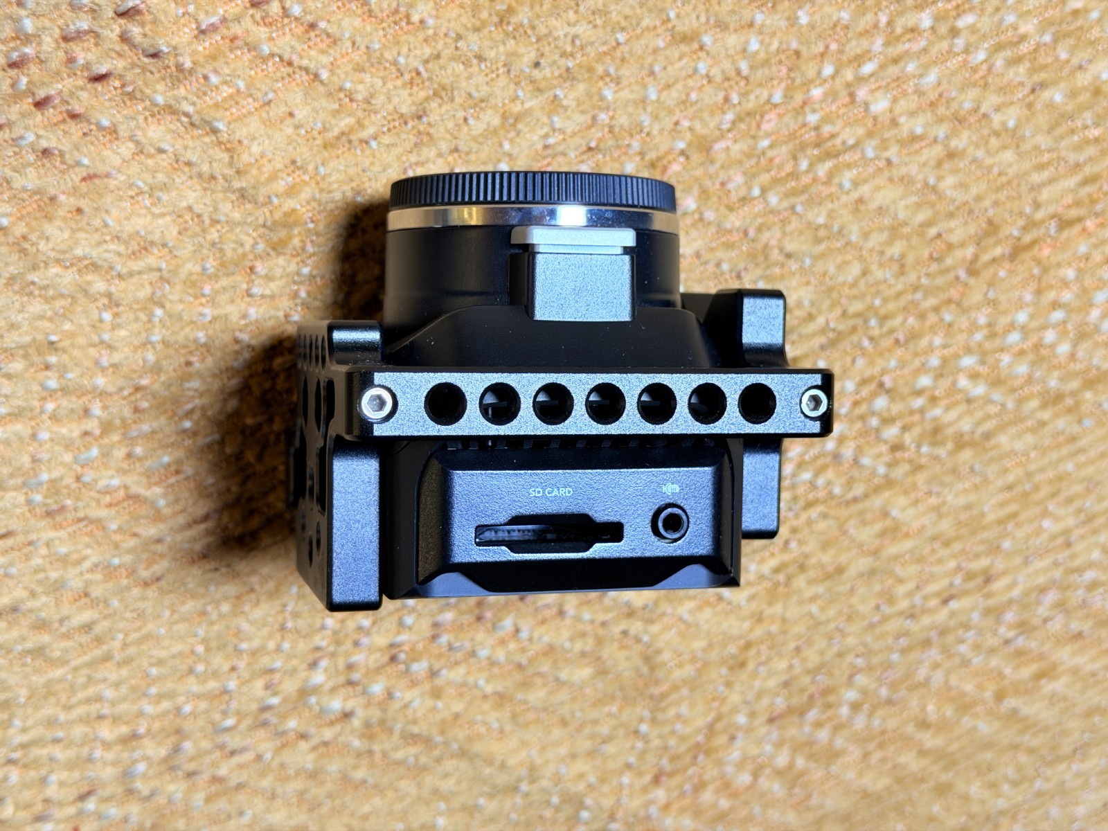 Blackmagic Micro Cinema Camera BMMCC w/ Wooden Camera Cage, & Cable – Mint!