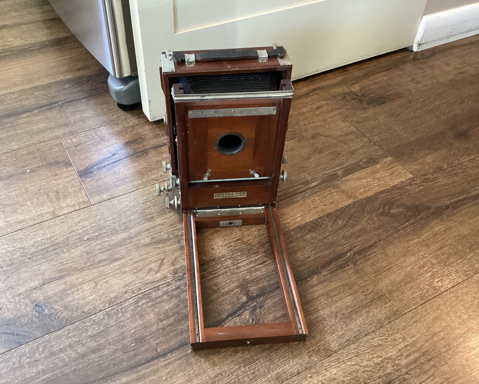 Antique Gundlach Korona View Portrait 4X5” Mahogany View Camera Free Ship