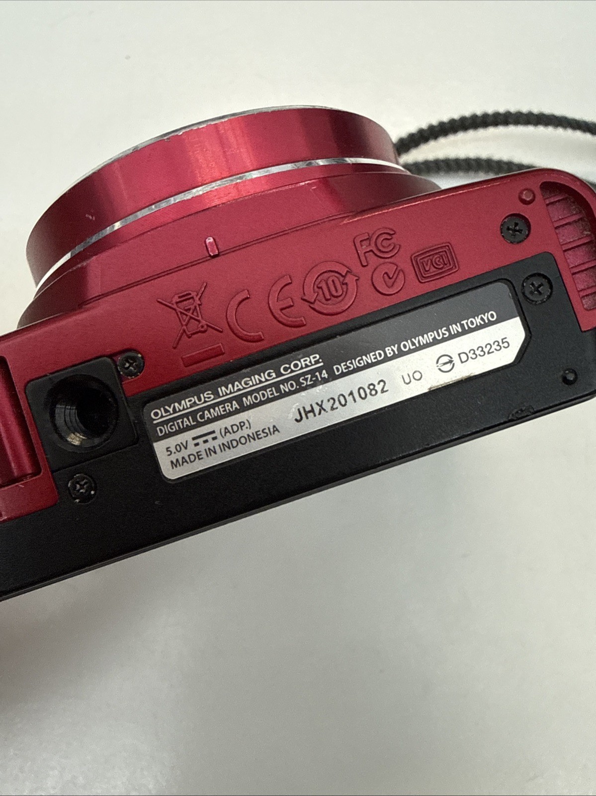 Olympus SZ-14 14.0MP Digital Camera Red Lens Error Includes Wrist Strap