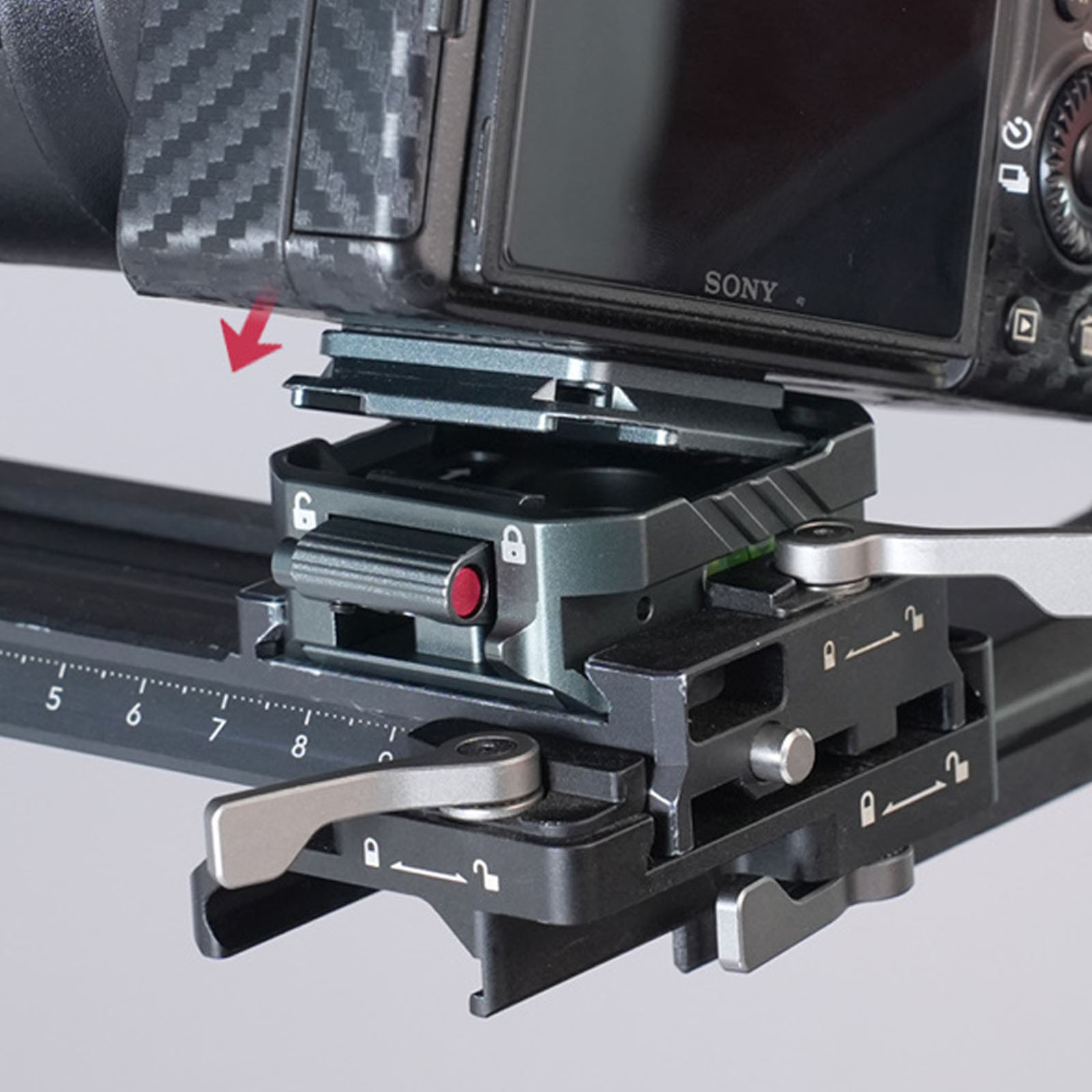 Arca-Swiss Quick Release Plate & Clamp Camera Tripod Mount Adapter For DSLR