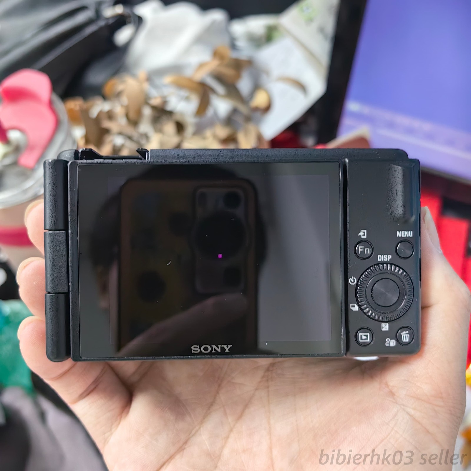 Sony ZV-1F 20.1MP 4K Vlog Camera Flip Screen For Content Creators English -Black