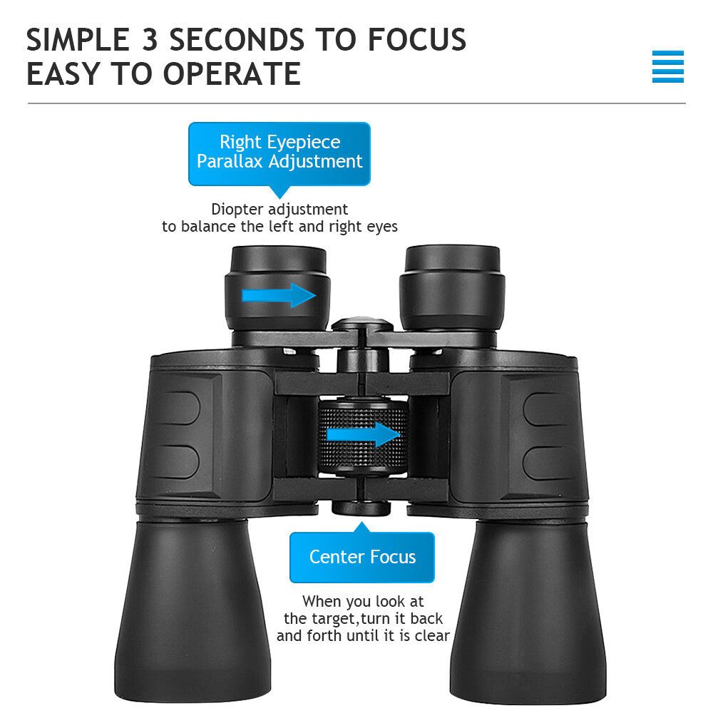 180×100 HD Military Zoom Powerful Binoculars Day/Low Night Optics Zoom Hunting