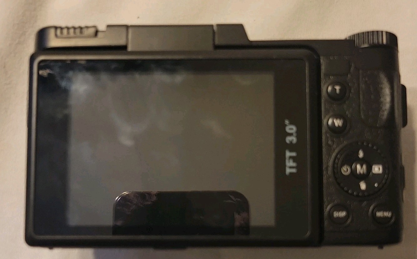 Digital Camera, 24MP Ultra HD 2.7K Untested