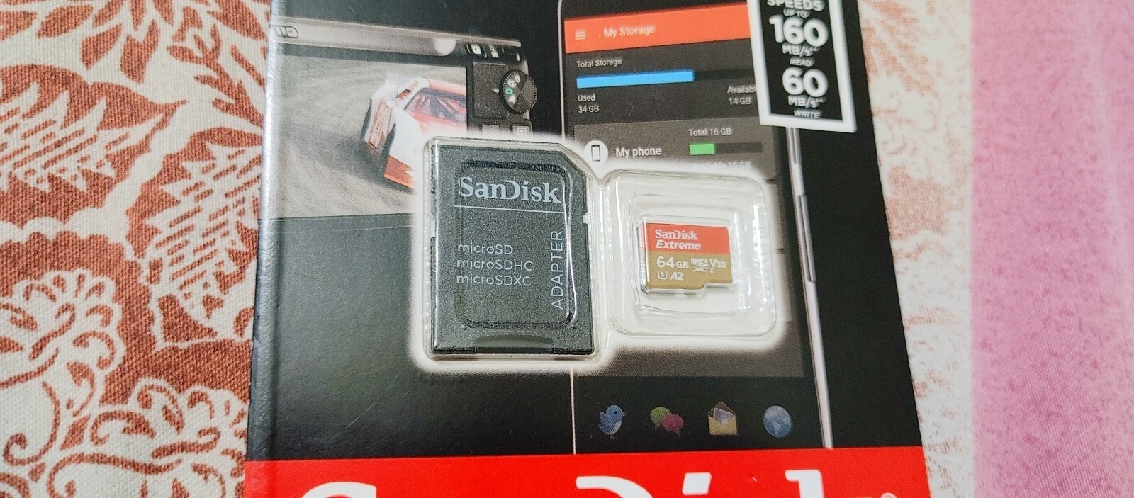 SanDisk 64GB microSDXC Extreme 160MB/s A2 4K U3 V30 Same Day Ship Read Desc