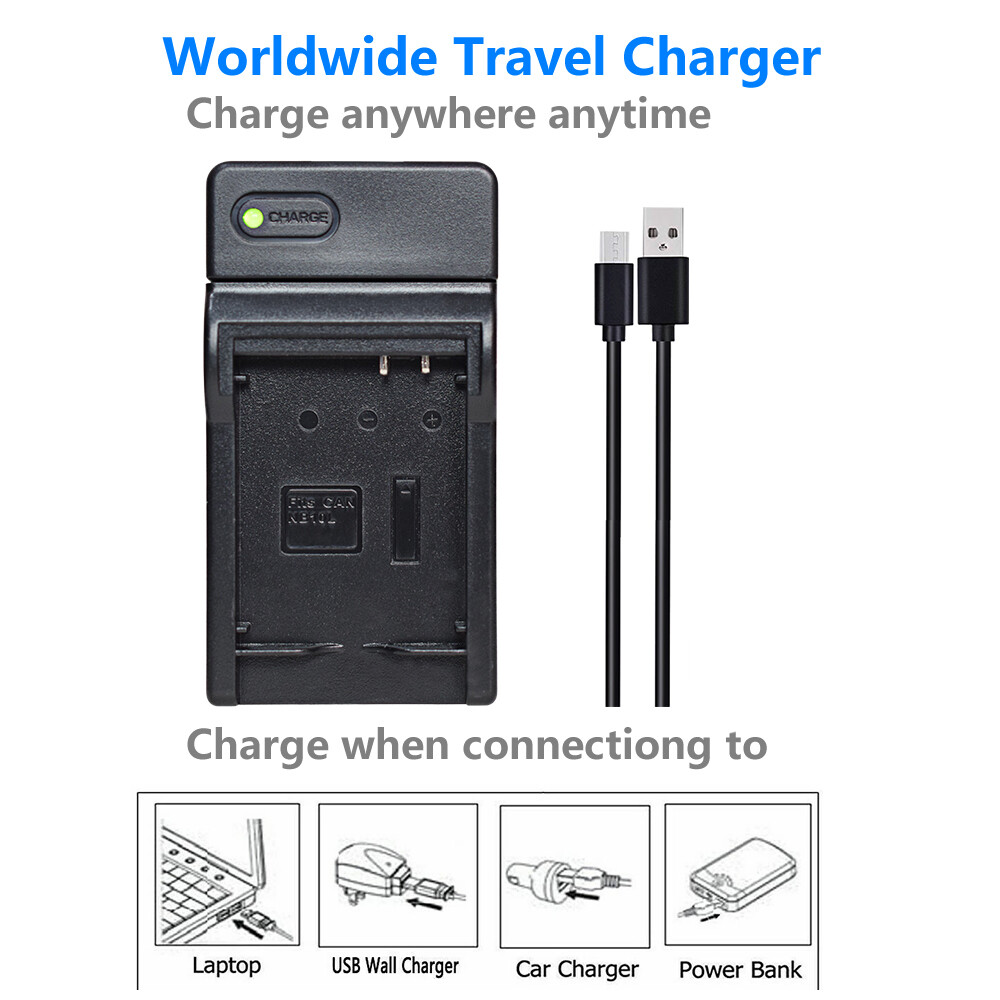 NB-10L NB-10LH Battery or USB charger for Canon G1 X G1X G15/SX40/SX50 HS SX40HS