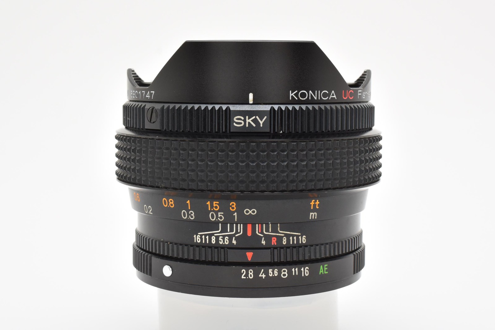 [Mint+ w/Cap] Konica UC Fish-Eye Hexanon AR 15mm f2.8 Fisheye MF Lens JAPAN