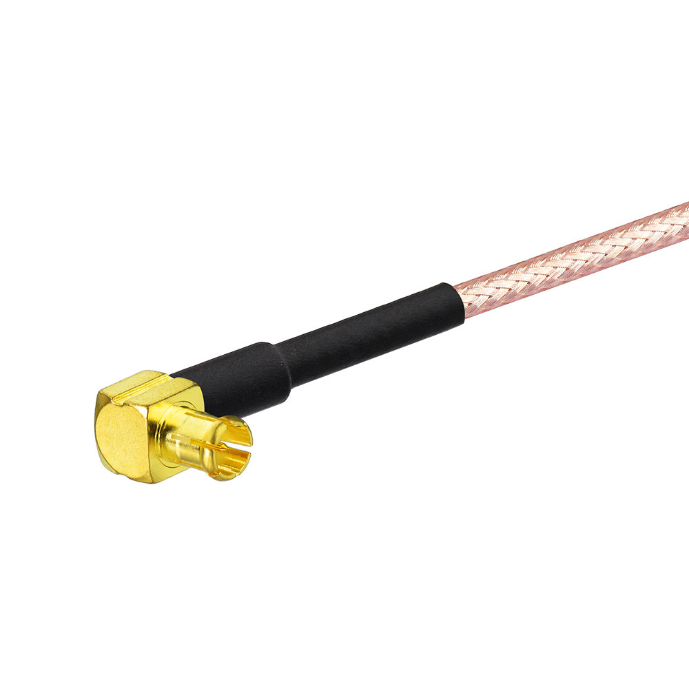 MCX Male Right Angle to BNC Male RG179 75Ohm 3G HD SDI Vedio Adapter Cable 30cm