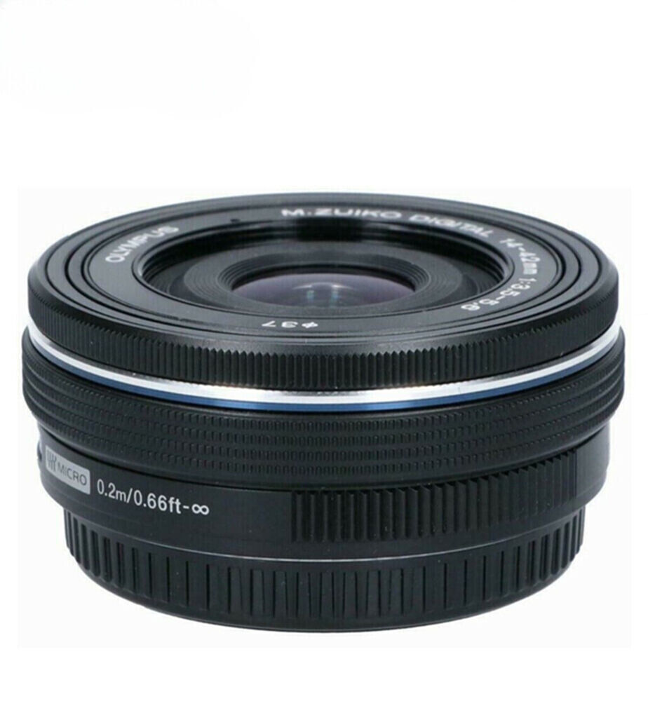 M.Zuiko 14-42mm f/3.5-5.6 EZ Black Lens for Panasonic Olympus Micro Four Thirds
