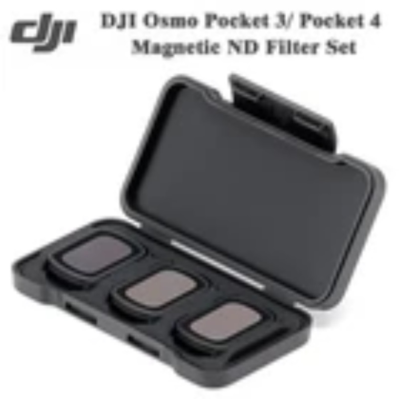 DJI Osmo Pocket 3 / Pocket 4 Magnetic ND Filter Set (ND16/64/256)