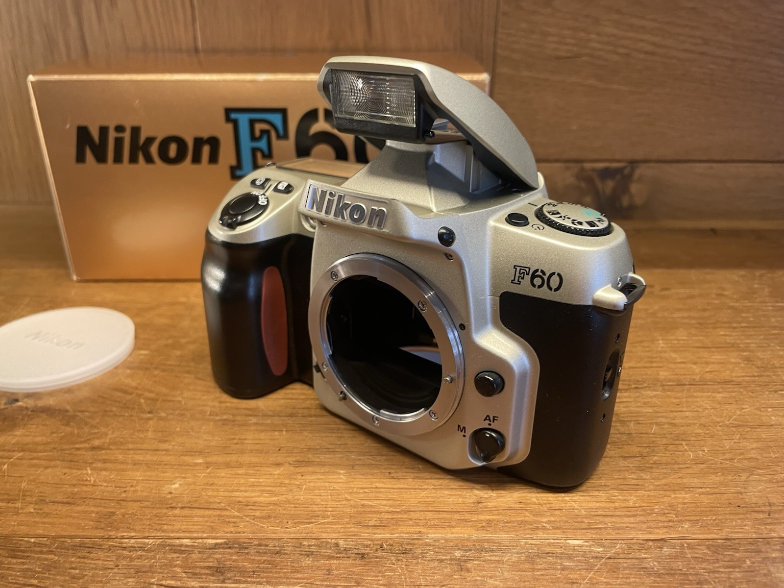 *Mint in Box* Nikon F60D Silver Film Camera Body From Japan #C4-73A