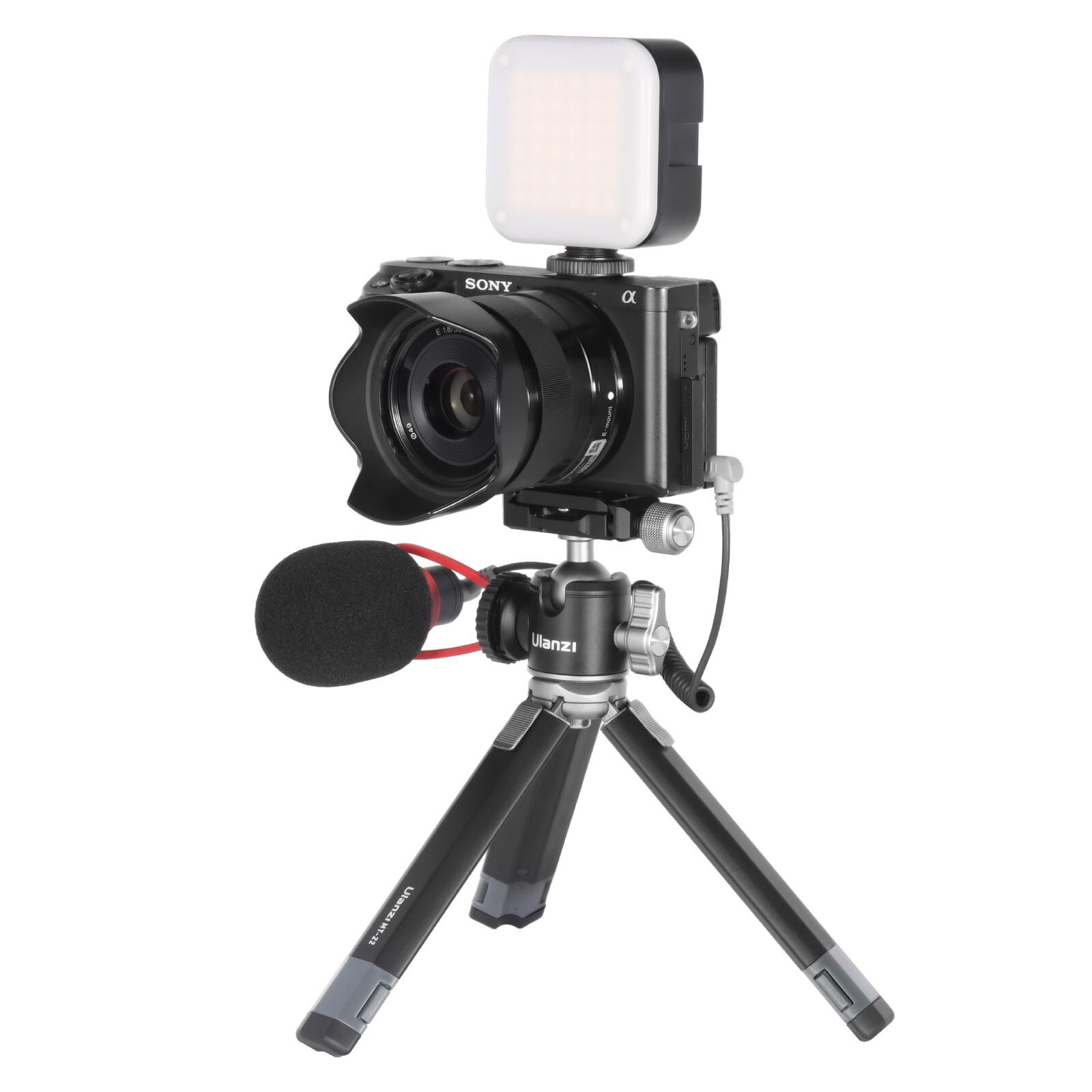 Ulanzi MT-24 Metal Table Tripod with Cold Shoe for DSLR Camera Phone